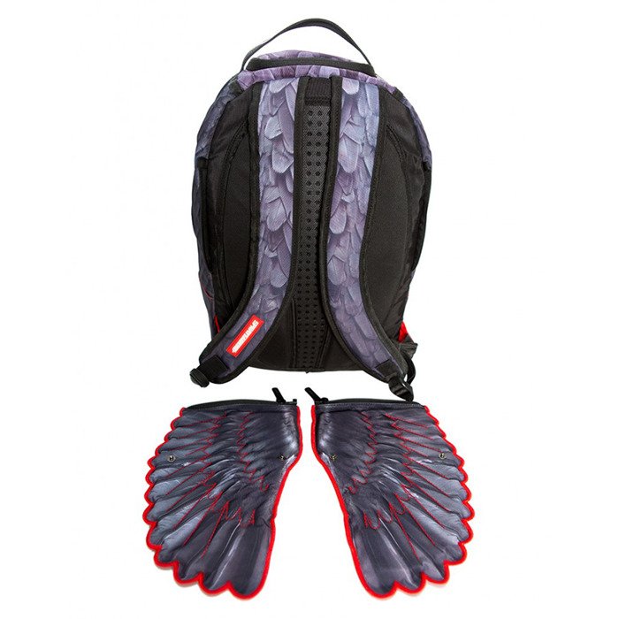 Sprayground backpack Tribal Wings violet / red | www.bagssaleusa.com