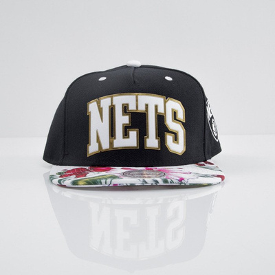 Mitchell & Ness czapka snapback Brooklyn Nets black Tropical Team Colour Visor Sonic EU663