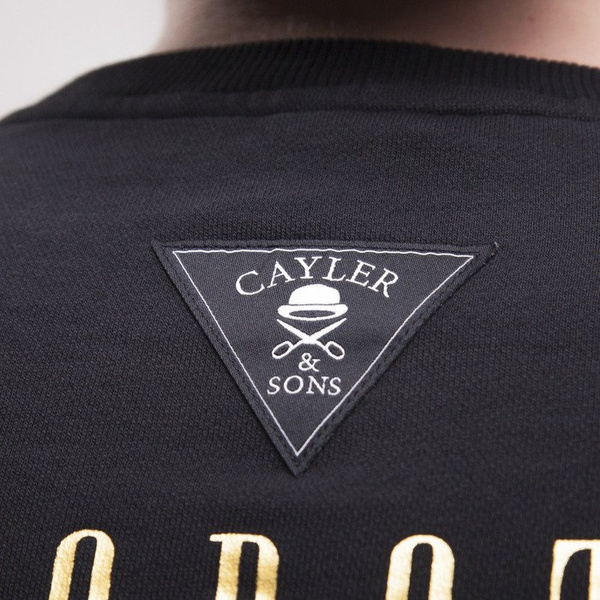 Cayler & Sons bluza Behaviour crewneck black / gold