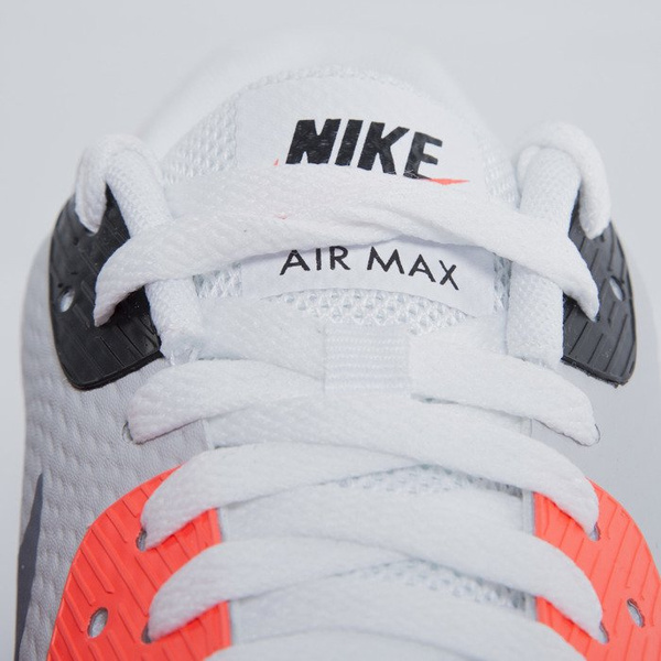 Sneakers buty Nike Air Max 90 Ultra Essential white / cool grey - infrared - black (819474-106)