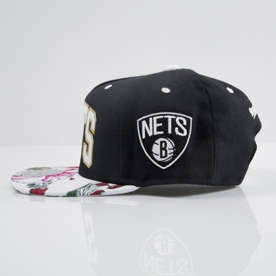 Mitchell & Ness czapka snapback Brooklyn Nets black Tropical Team Colour Visor Sonic EU663