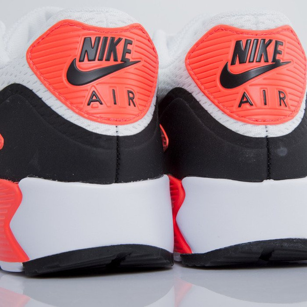 Sneakers buty Nike Air Max 90 Ultra Essential white / cool grey - infrared - black (819474-106)