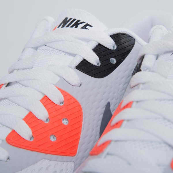 Sneakers buty Nike Air Max 90 Ultra Essential white / cool grey - infrared - black (819474-106)