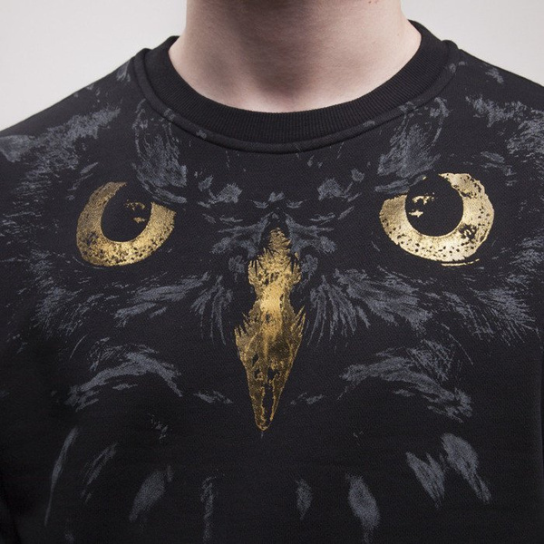 Cayler & Sons bluza Behaviour crewneck black / gold