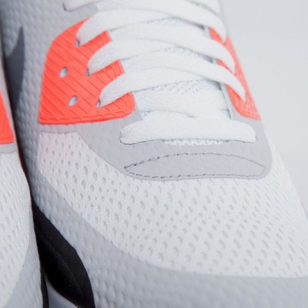 Sneakers buty Nike Air Max 90 Ultra Essential white / cool grey - infrared - black (819474-106)