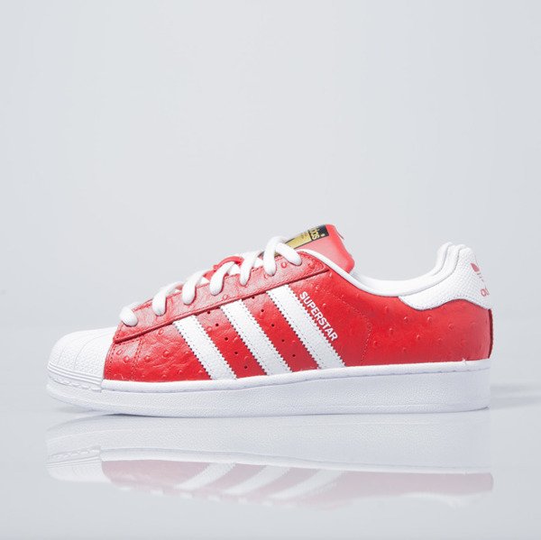 Adidas Originals Superstar Animal red / white (S75158) | Bludshop.com