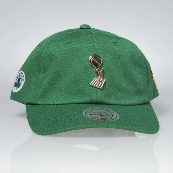 Mitchell & Ness strapback Boston Celtics green Championship Brooch ...