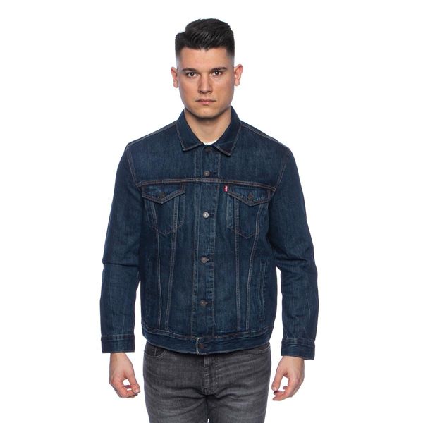 Levi's The Trucker Jacket Palmer navy | Bludshop.com