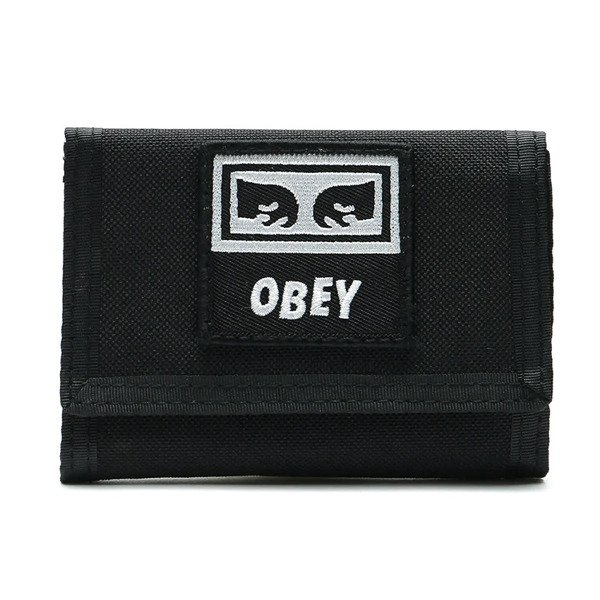 OBEY Takeover Tri Fold Wallet black | Bludshop.com