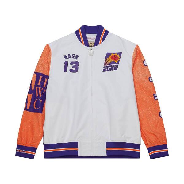 Kurtka Mitchell Ness Phoenix Suns Steve Nash Player Burst Warm Up Jacket Multi White