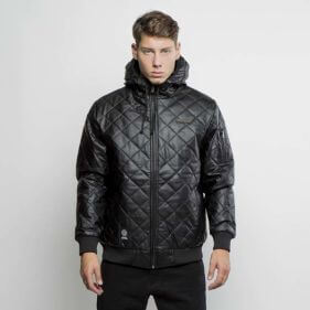 Kurtka zimowa Mass Denim Flayer Quilted Jacket black