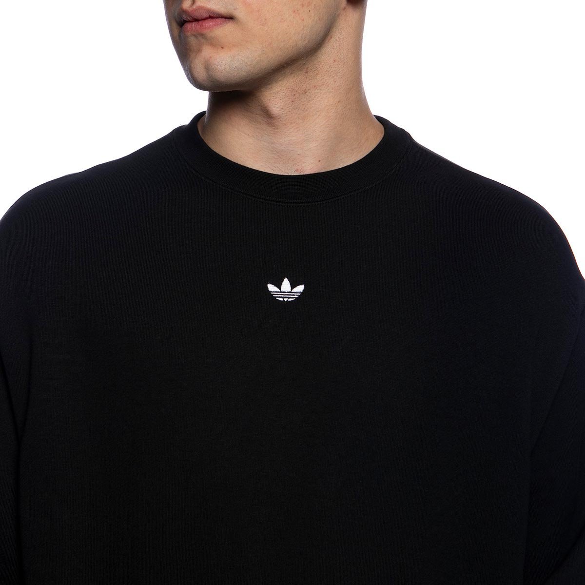 Adidas 3 best sale stripe wrap crewneck