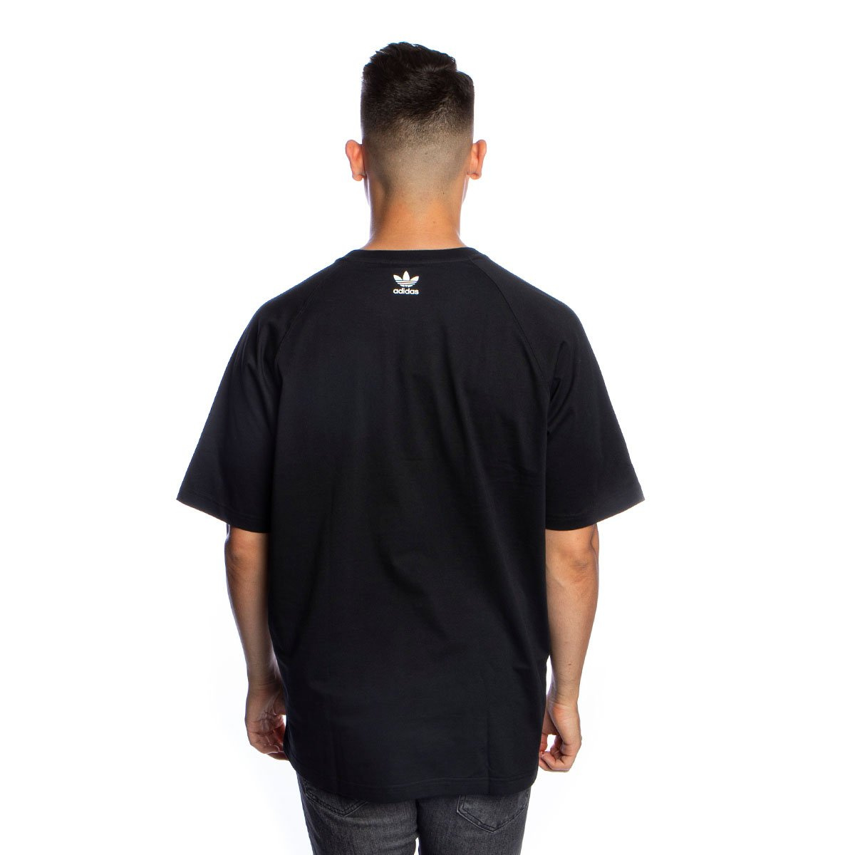 Adidas Originals Big Trefoil Out Tee black white Bludshop