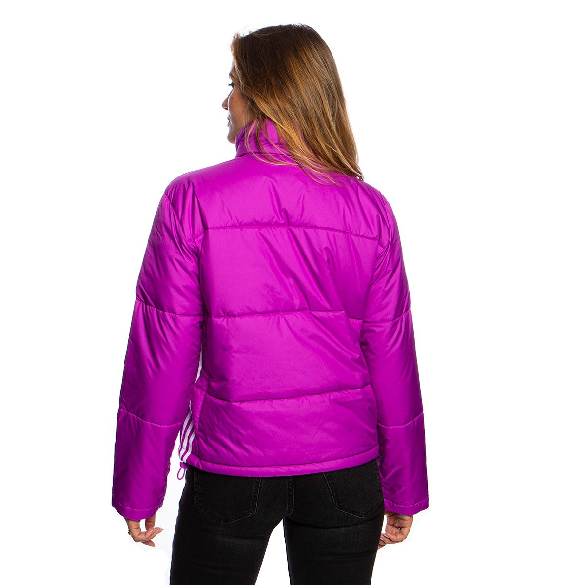 Adidas Originals Short Puffer Jacket shock purple ...