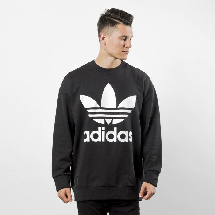 Adidas Originals Sweatshirts Tref Over Crew black | Bludshop.com