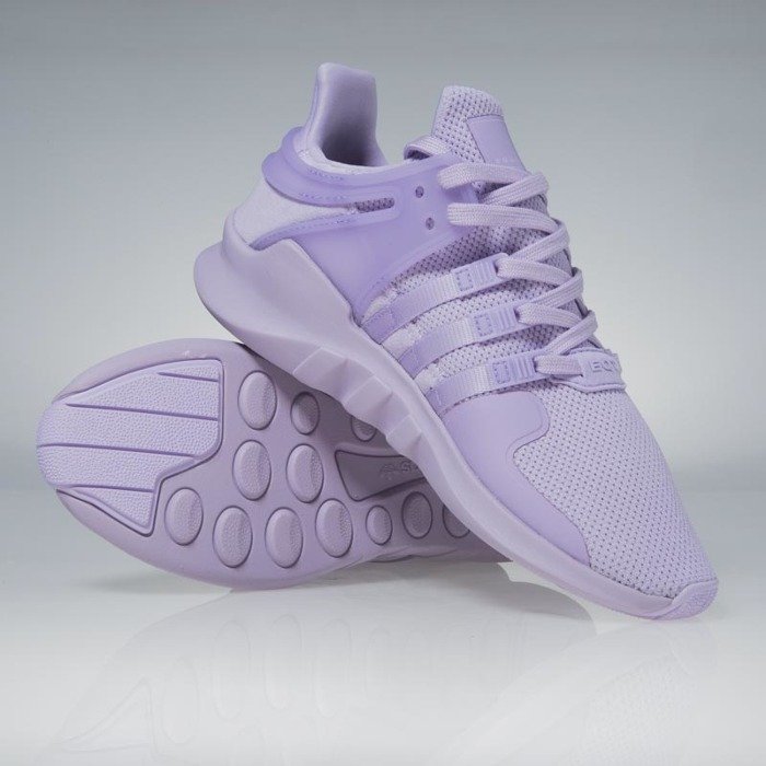 Adidas purple & white 2025 equipment support adv trainers