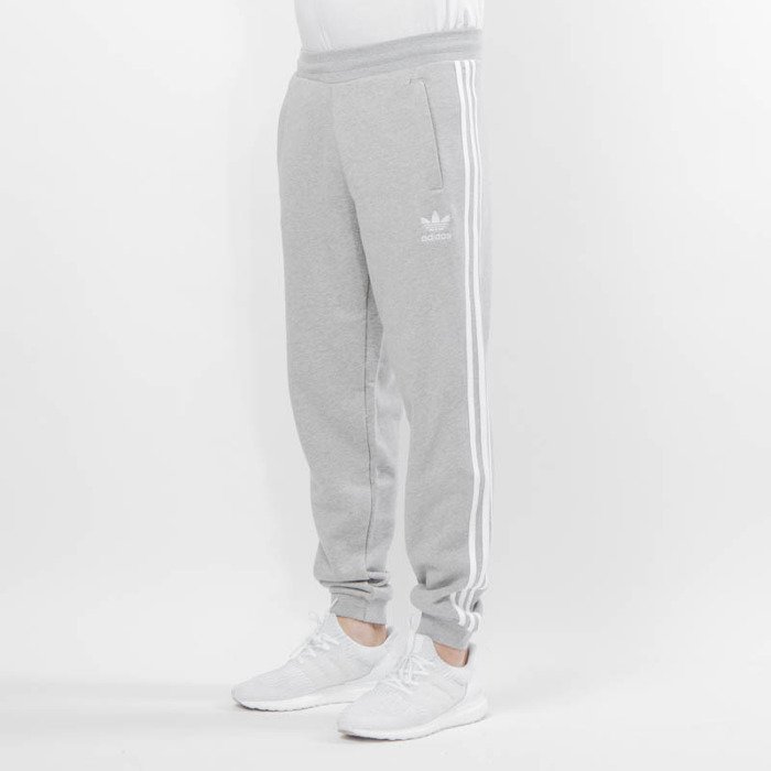 Adidas Originals sweatpants 3 Stripes Pant grey heather (DH5802) |  Bludshop.com