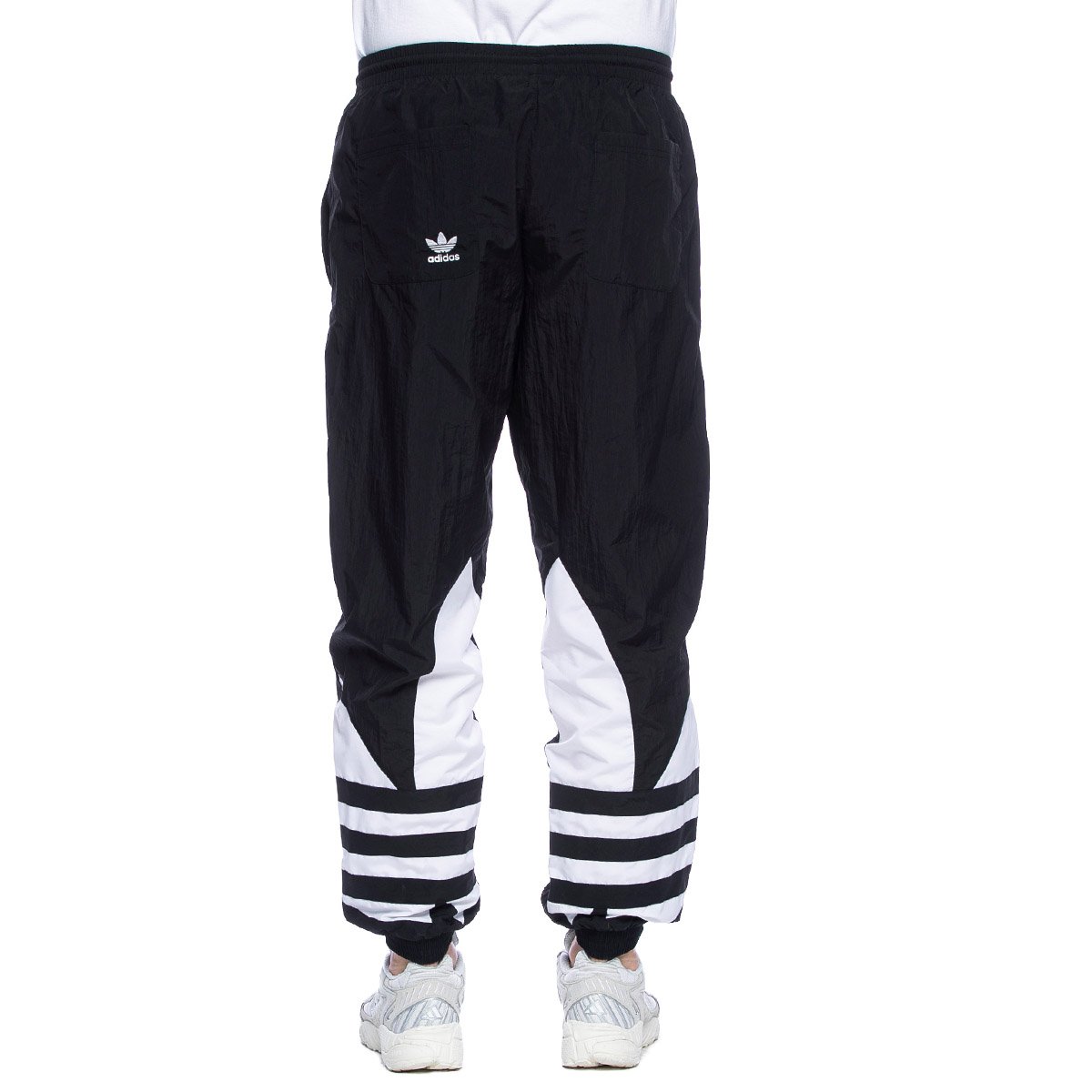 Adidas originals Big LOGO Trefoil Track Pants Black FM9896 Sweat Pants Size  M