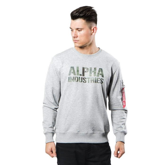 Alpha industries camo store print sweat