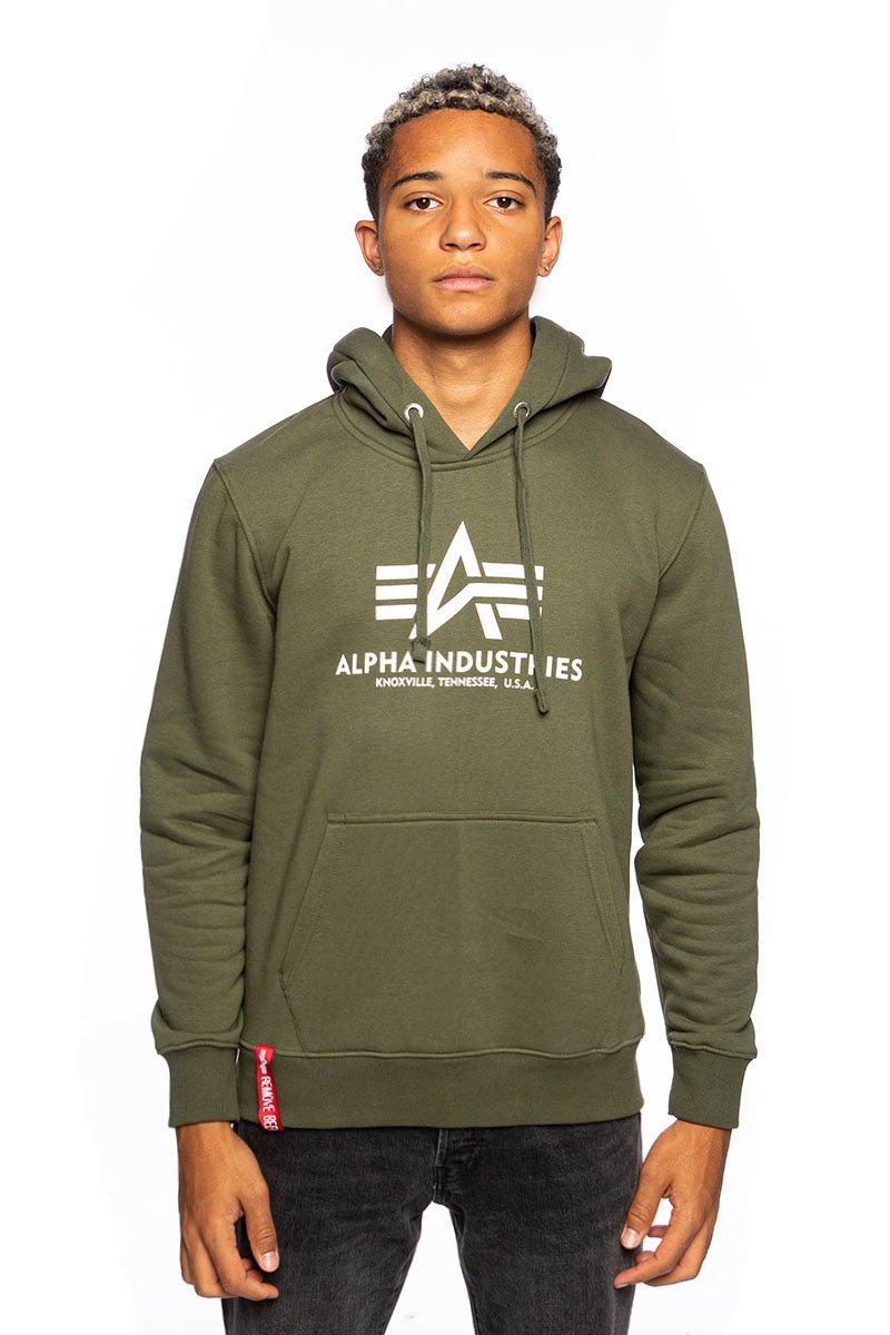 Hoodies and sweatshirts Alpha Industries Basic Hoody Green