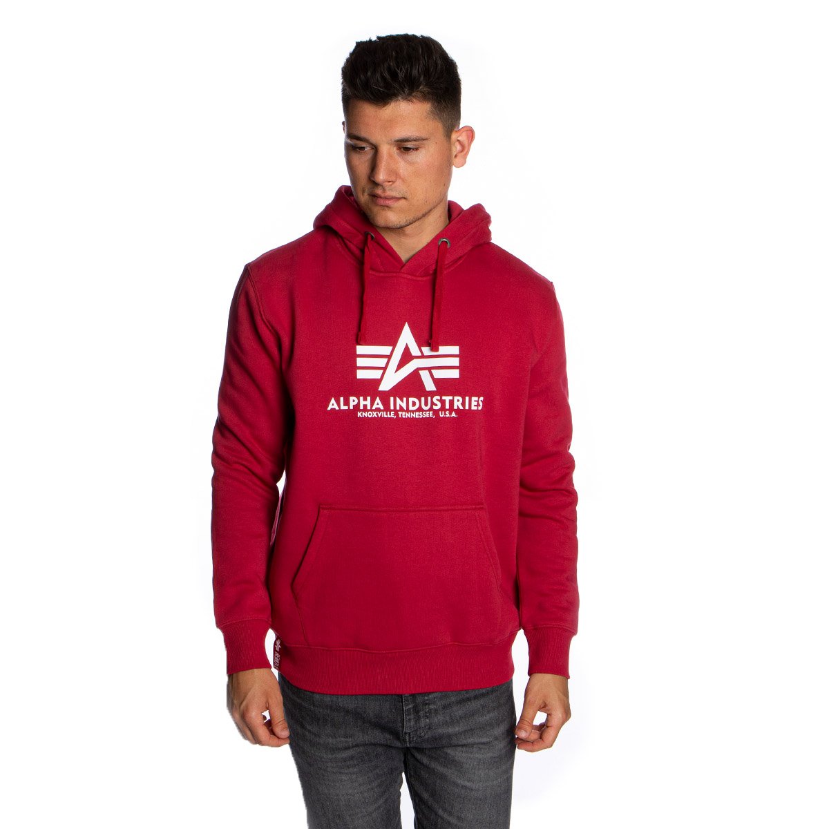 Alpha Industries Sweatshirt Basic Hoody rbf red