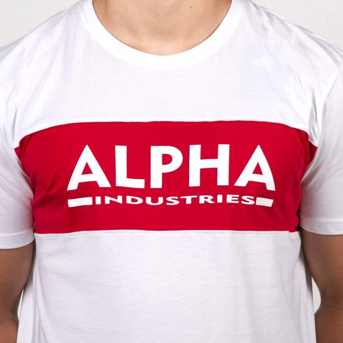 Alpha Industries T-shirt Alpha Inlay T white