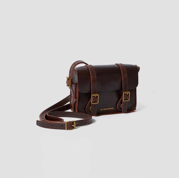 DR MARTENS MINI Satchel Crossbody Charro Brando Leather Bag £50.00