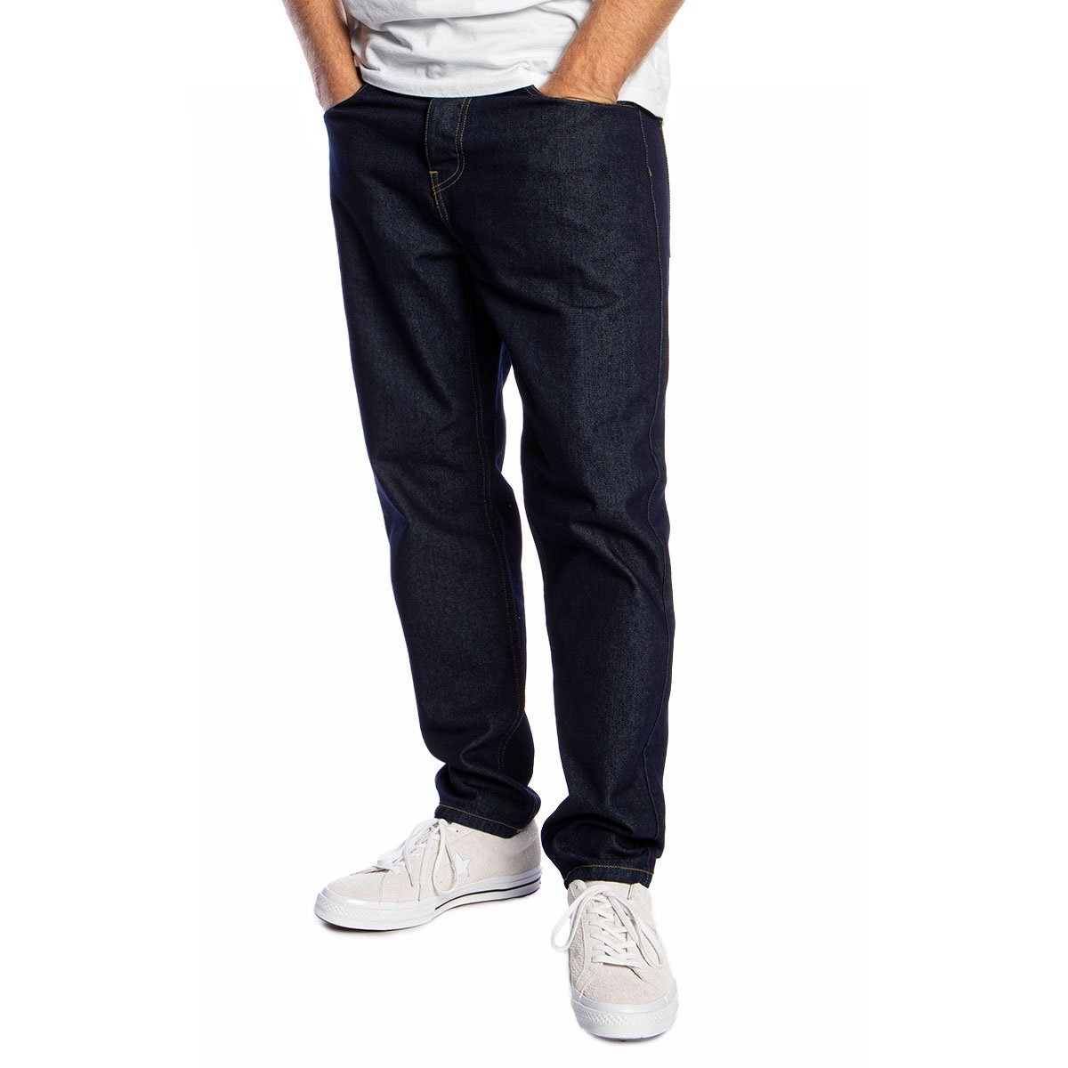 carhartt newel pant blue rinsed