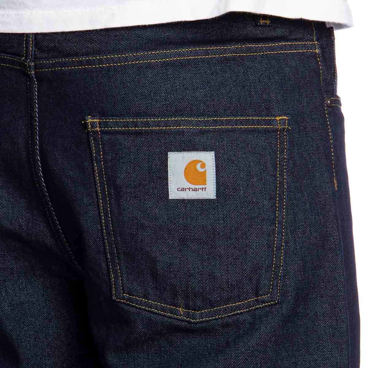 Carhartt WIP Newel Pant blue rinsed (I024905) | Bludshop.com