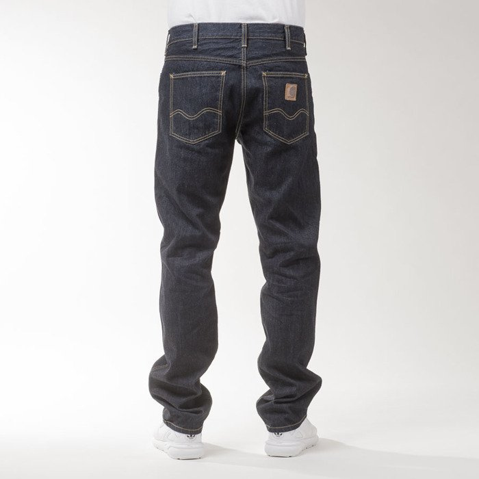 Carhartt WIP Western Pant II Hanford blue rinsed | Bludshop.com