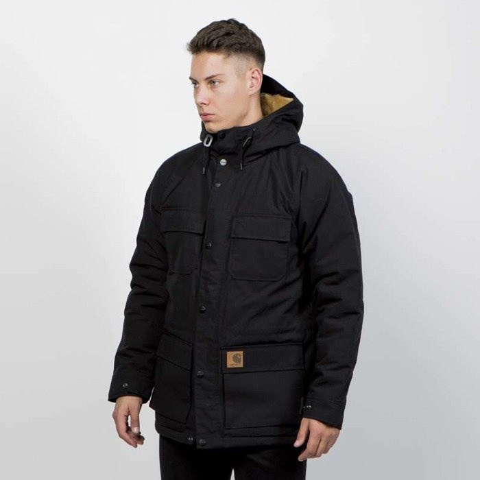 Carhartt mentley shop jacket black