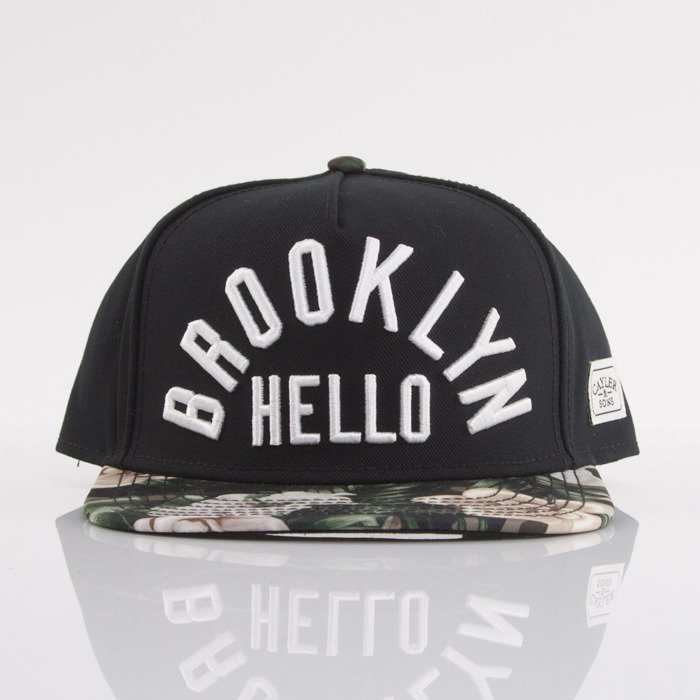 Cayler & Sons cap snapback Hello Brooklyn black / mc / white  (WL-CAY-AW15-09-OS)