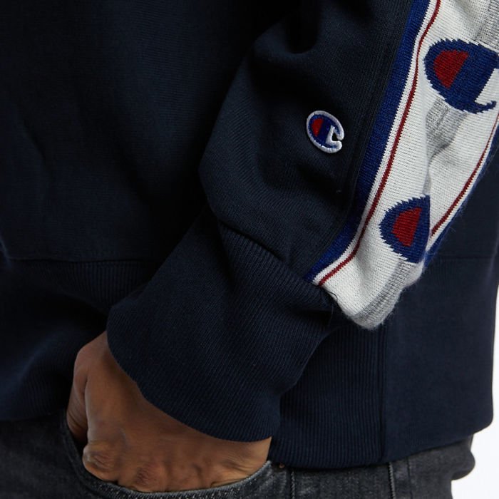 champion script button sweatshirt