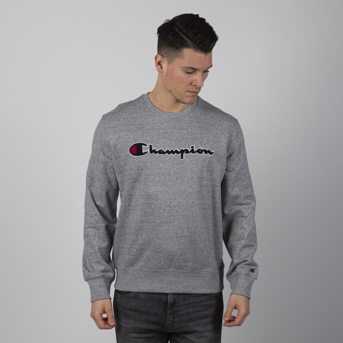 Champion Sweatshirt Rochester Crewneck grey heather | Bludshop.com