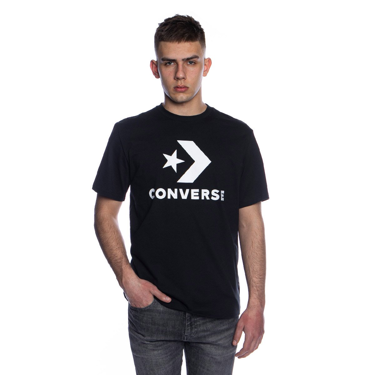 converse t shirt black