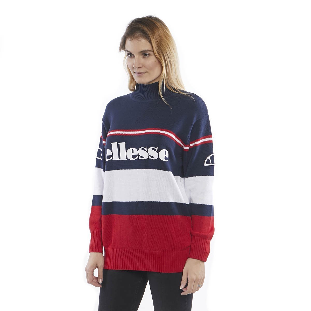 Ellesse WMNS Sweatshirt Alla Knit Crew navy | Bludshop.com