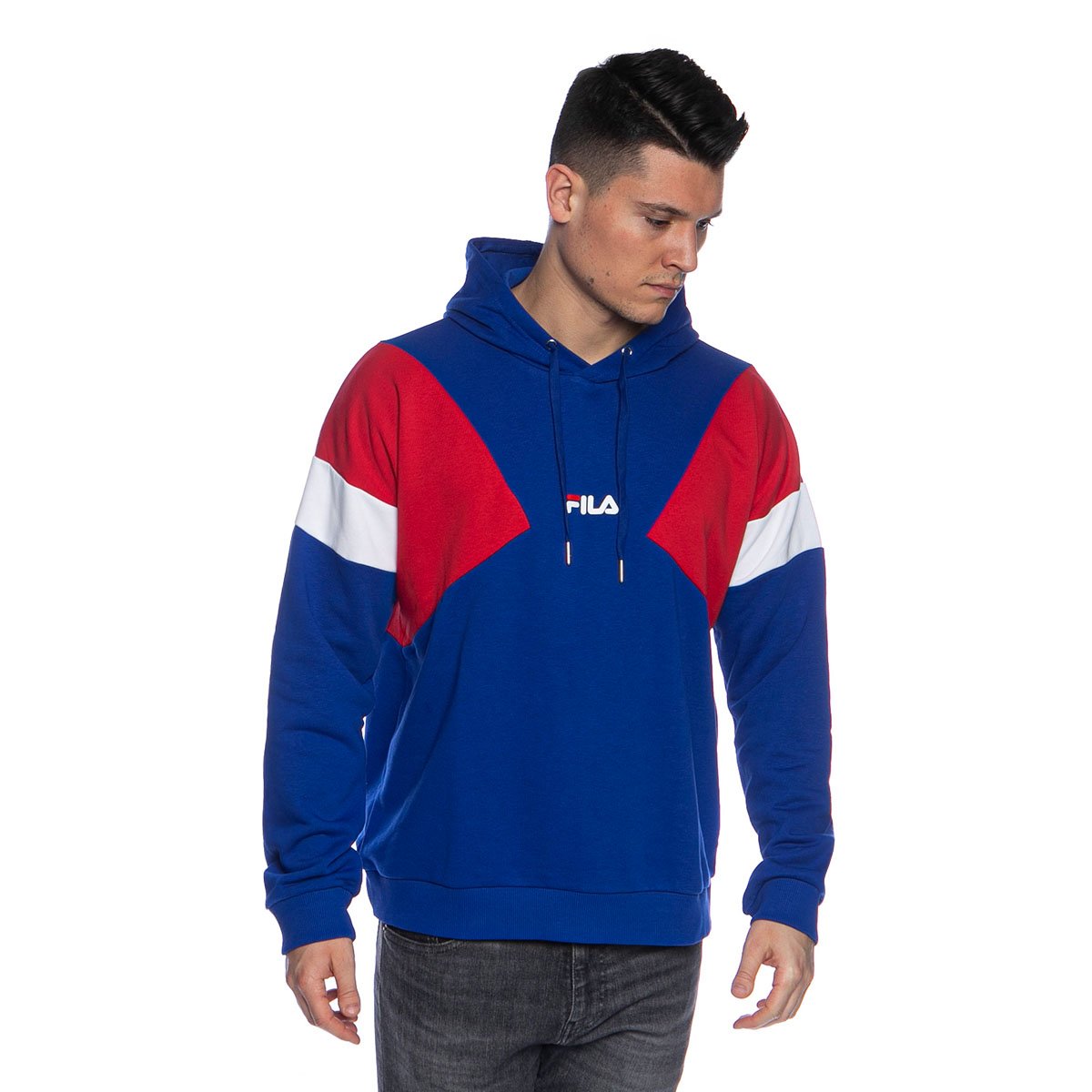 Fila Sweatshirt Men Bade Hoody surf the web-true red-bright white ...