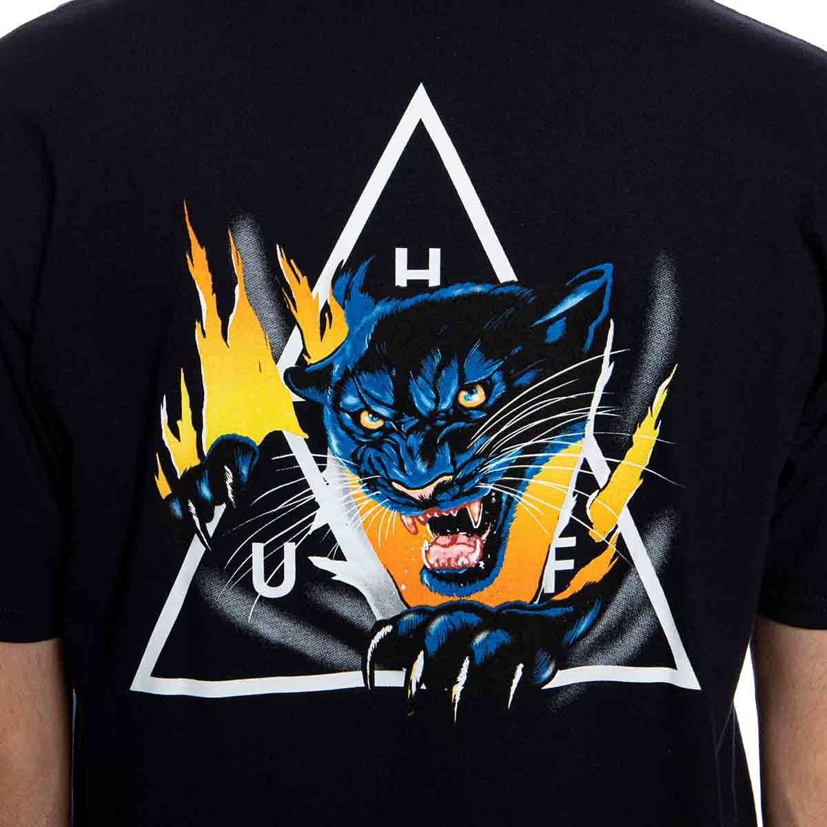 HUF Jungle Cat TT S S Tee black Bludshop