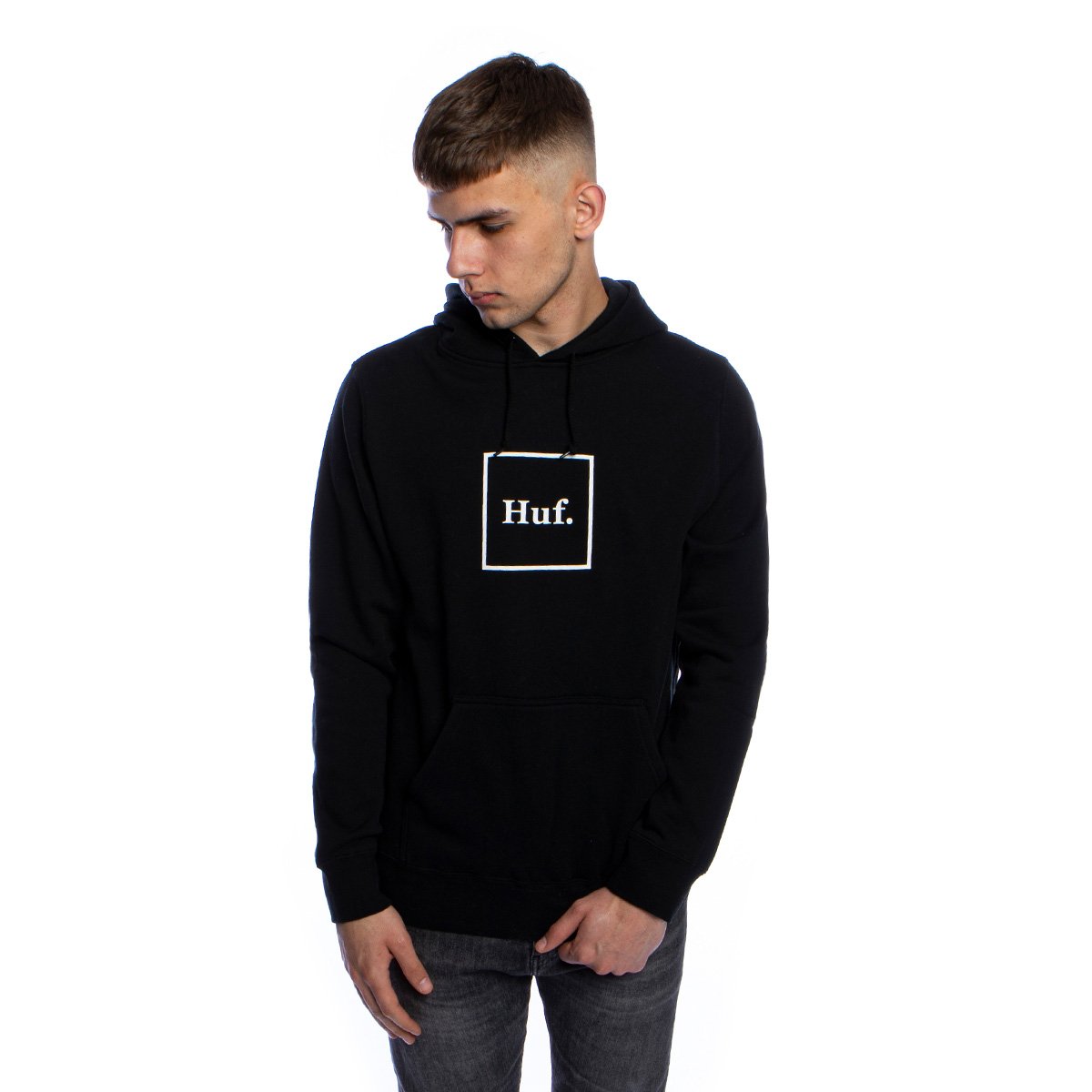 Huf black shop hoodie