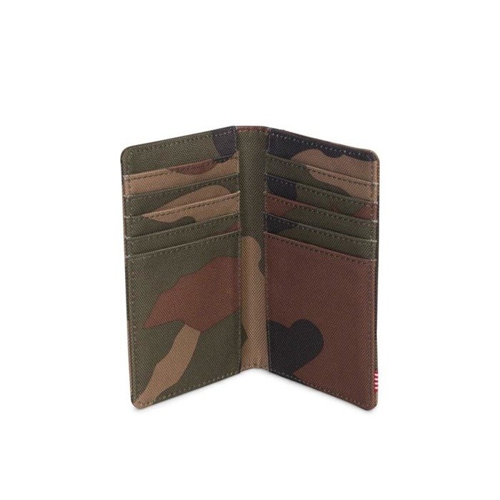 Herschel Frank Wallet woodland camo 10398-00032 | Bludshop.com