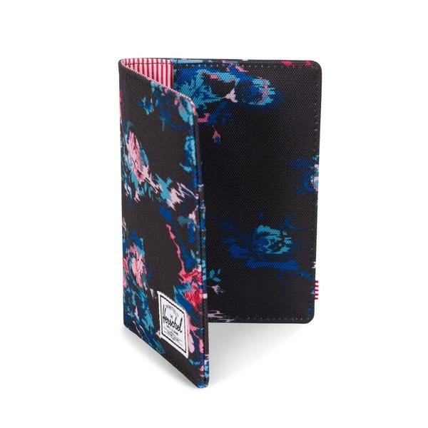 Herschel Raynor Passport Holder floral blur 1015201262