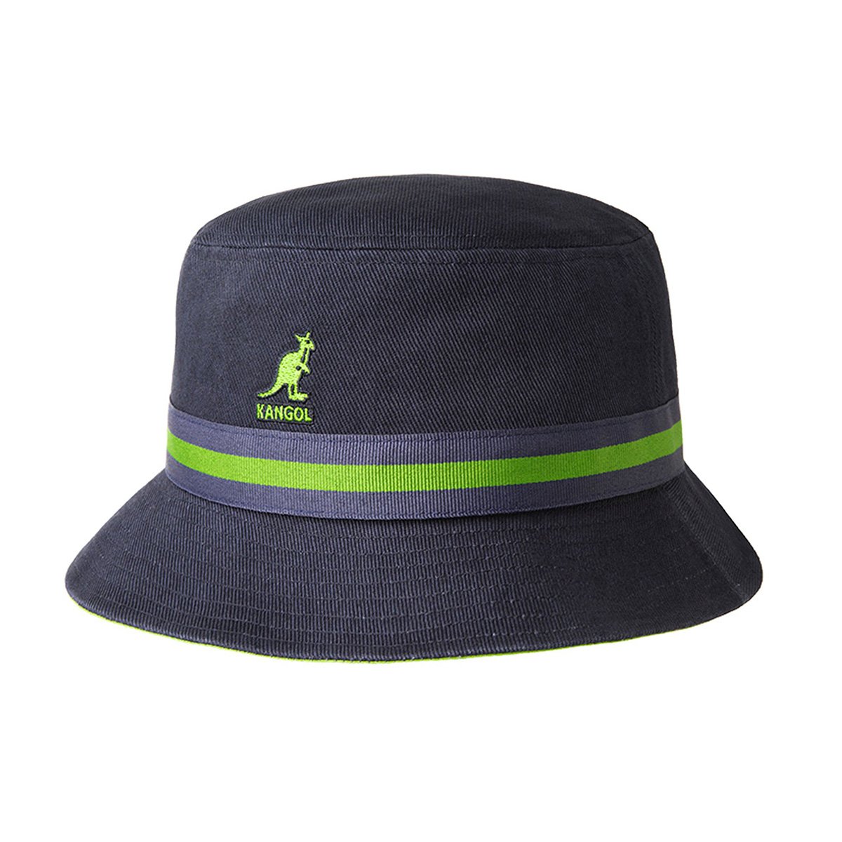 Kangol Bucket Hat Stripe Lahinch blue | Bludshop.com