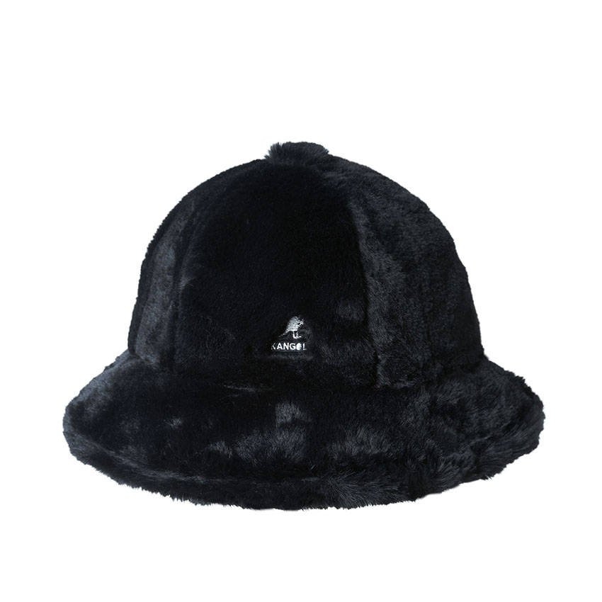 Kangol Faux Fur Casual black | Bludshop.com