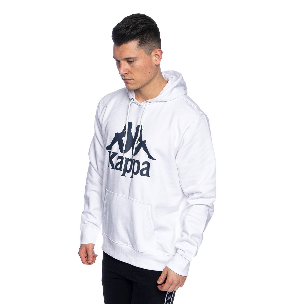 Kappa Sweatshirt Taino Hoodie white | Bludshop.com