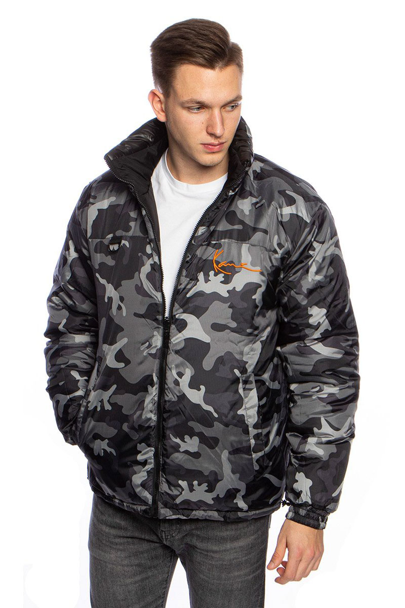 Reversible camo clearance puffer jacket