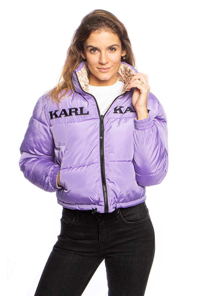 Karl kani retro reverse short puffer jacket Clearance