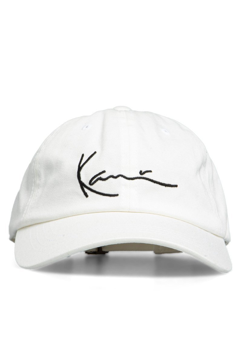 Karl Kani Signature Cap white | Bludshop.com