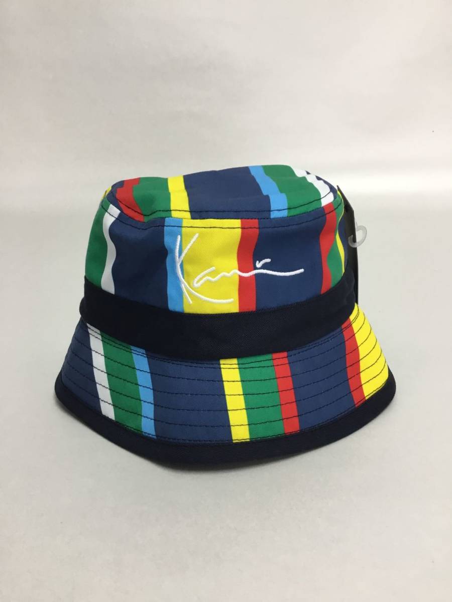 Karl Kani Signature Reversible Stripe Bucket Hat multicolor (7015522 ...