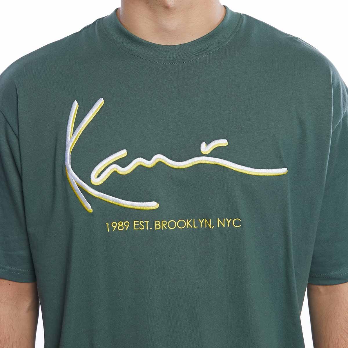 Karl Kani T-shirt Signature Tee green | Bludshop.com