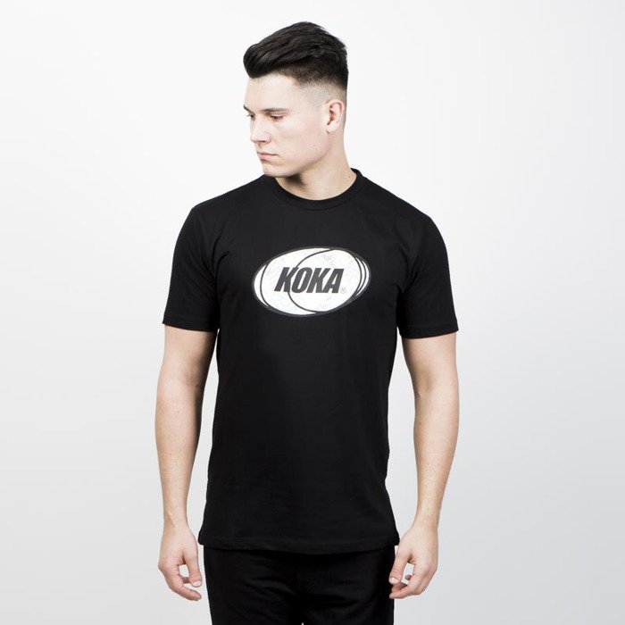 Koka T-shirt TS RNBW black | Bludshop.com